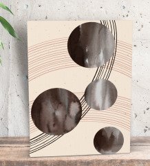 BK Gift Yatak Odası Konseptli  Dekoratif Mini Kanvas Tablo 15x20cm-51