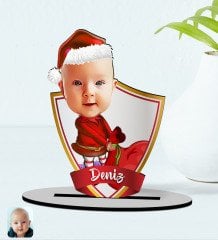 Kişiye Özel İsimli Bebek Karikatürlü Ahşap Biblo Model-6