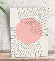 BK Gift Yatak Odası Konseptli  Dekoratif Mini Kanvas Tablo 15x20cm-52