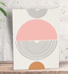 BK Gift Yatak Odası Konseptli  Dekoratif Mini Kanvas Tablo 15x20cm-53