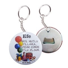 Rozet Açacaklı Anahtarlık 58 mm (100 adet )