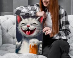 BK Gift  Beer Tasarımlı Kanvas Tablo-13 30x50cm Ev Dekorasyonu, Ev Hediyesi