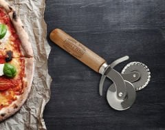 BK Gift Kişiye Özel İsimli Bambu Ahşap Döner Tablalı Pizza Tahtası-8, Pizza Kesme Tahtası Seti, Şarküteri Tahtası, Servis Tepsisi, Ahşap Tabak, Eve Taşınma Hediyesi