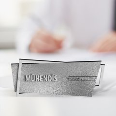 Kişiye Özel Mesleki Mühendis Ahşap Masa İsimliği (Model Y17)