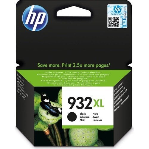 HP 932XL CN053A Kartuş / Hp Officejet 6100 / 6500 / 6600 / 6700 / 7110 / 7610 / 7612 Siyah Orjinal Mürekkep Kartuşu