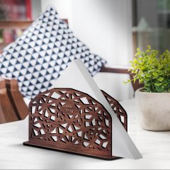 Kişiye Özel Ahşap Peçetelik - Model 4-8