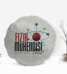 Kişiye Özel İsimli Fizik Mühendisi Tasarımlı Dekoratif Kırlent Yastık-1
