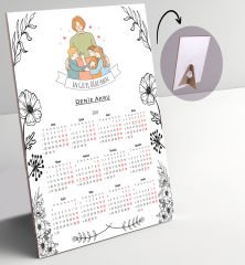 BK Gift Kişiye Özel İsimli Öğretmenler Günü Tasarımlı Defter Tükenmez Kalem ve Masaüstü 2024 Takvim Hediye Seti - 12, Öğretmene Hediye, Öğretmenler Günü