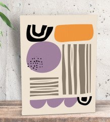 BK Gift Yatak Odası Konseptli Dekoratif Mini Kanvas Tablo 15x20cm-63