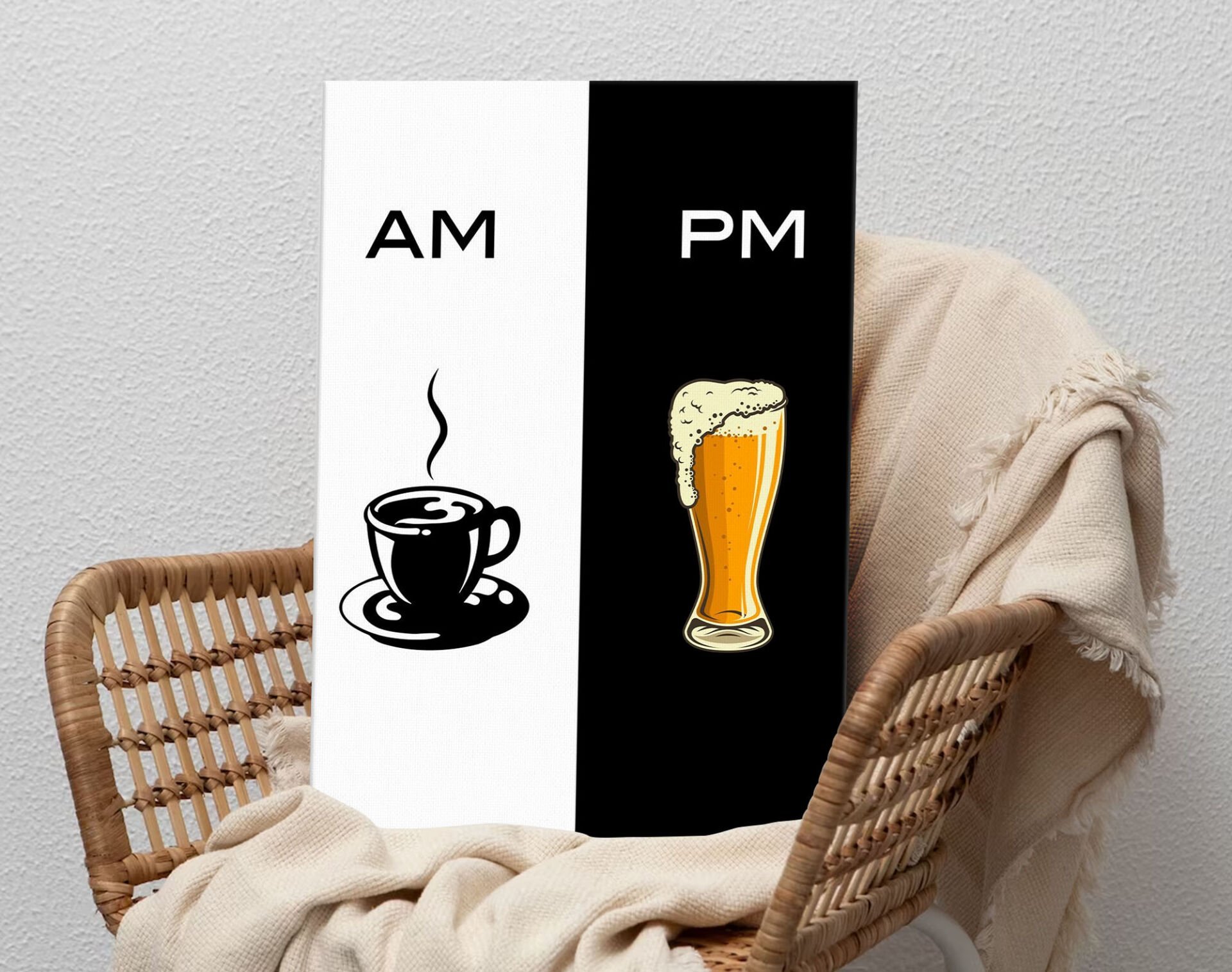 BK Gift  Beer Tasarımlı Kanvas Tablo-16 50x70cm Ev Dekorasyonu, Ev Hediyesi