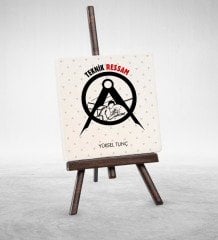 Kişiye Özel Mesleki Teknik Ressam Şovaleli Doğal Taş - 1