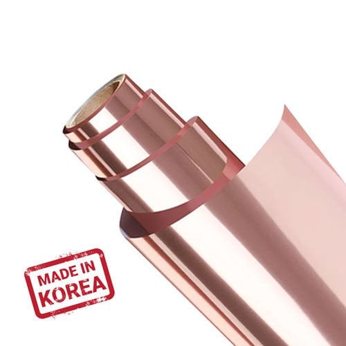 Roz Altın Tekstil Transfer Folyosu (Rose Foil) / 51 cm x 1 metre