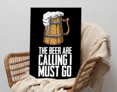 BK Gift  Beer Tasarımlı Kanvas Tablo-17 70x100cm Ev Dekorasyonu, Ev Hediyesi