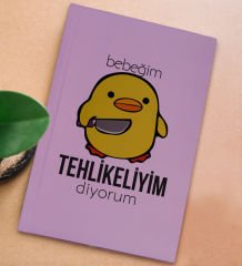 BK Gift Sert Kapaklı Lila Lastikli Defter , Arkadaşa Hediye, Yeni İş Hediyesi, Doğum Günü Hediyesi-14
