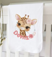 BK Kids Kişiye Özel 10 Parça Beyaz Hastane Çıkışı Battaniye ve Yastık Hediye Seti, Yeni Doğan Bebek Giyim Hediyesi-20