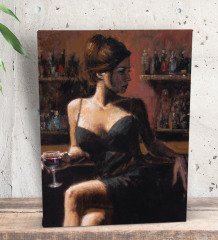BK Gift Analie Tasarımlı Dekoratif Mini Kanvas Tablo 15x20cm-1