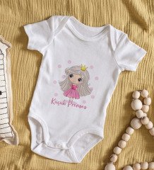 BK Kids Küçük Prenses Tasarımlı Bebek Body Zıbın - Model 1