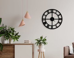 BK Gift Dekoratif 45cm Ahşap Duvar Saati-100