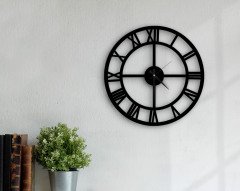 BK Gift Dekoratif 45cm Ahşap Duvar Saati-100
