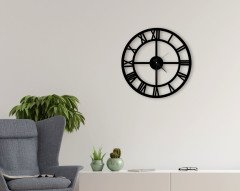 BK Gift Dekoratif 45cm Ahşap Duvar Saati-100