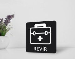 BK Home Revir Kapı Yönlendirme Levhası