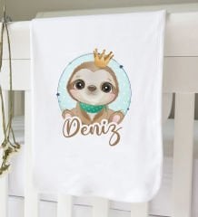 BK Kids Kişiye Özel 10 Parça Beyaz Hastane Çıkışı Battaniye ve Yastık Hediye Seti, Yeni Doğan Bebek Giyim Hediyesi-24