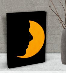 BK Gift Yatak Odası Konseptli Dekoratif Mini Kanvas Tablo 15x20cm-73