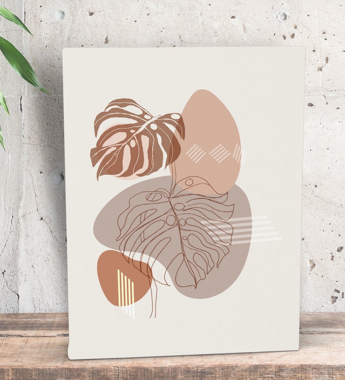 BK Gift Yatak Odası Konseptli Dekoratif Mini Kanvas Tablo 15x20cm-75