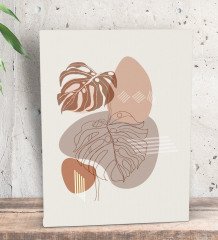 BK Gift Yatak Odası Konseptli Dekoratif Mini Kanvas Tablo 15x20cm-75