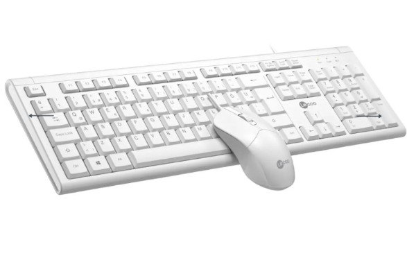 LECOO CM101 BEYAZ KABLOLU KLAVYE & MOUSE SET