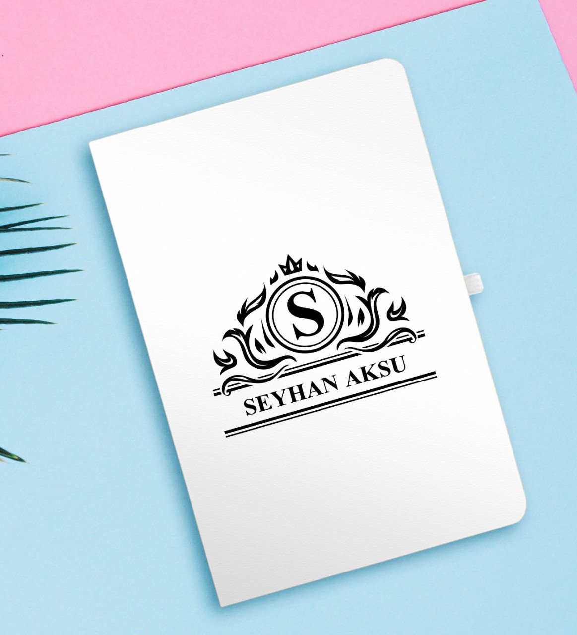 Kişiye Özel İsimli Beyaz Defter - 12