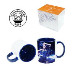 Sublimasyon Porselen Sapı ve İçi Lacivert Kupa - Kutulu