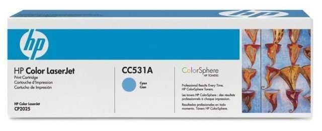 HP CC531A (304A) Mavi Orjinal Toner - LaserJet CP2025n (B) (T4551)