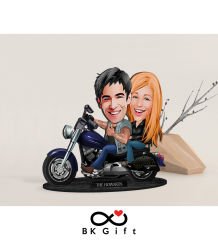 BK Gift Kişiye Özel Sevgililer Karikatürlü Ahşap Biblo, Sevgililer Günü Hediyesi, Doğum Günü Hediyesi, Yıl Dönümü Hediyesi