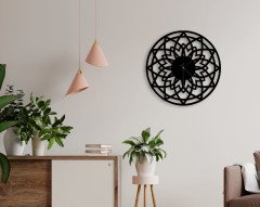 BK Gift Dekoratif 45cm Ahşap Duvar Saati-109