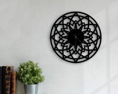 BK Gift Dekoratif 45cm Ahşap Duvar Saati-109