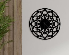 BK Gift Dekoratif 45cm Ahşap Duvar Saati-109