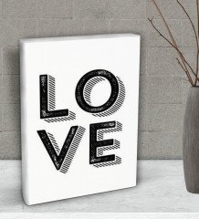 BK Gift Yatak Odası Konseptli Dekoratif Mini Kanvas Tablo 15x20cm-81