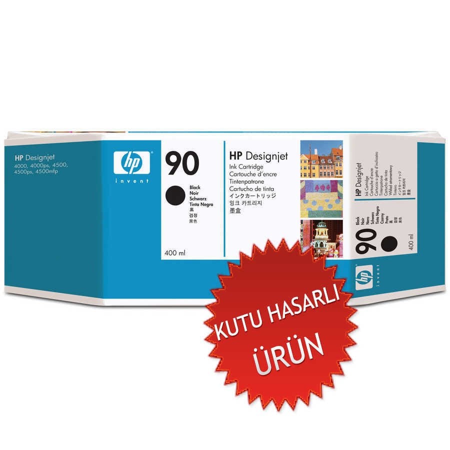 HP C5058A (90) Siyah Orjinal Kartuş - DesignJet 4000 (C) (T12519)