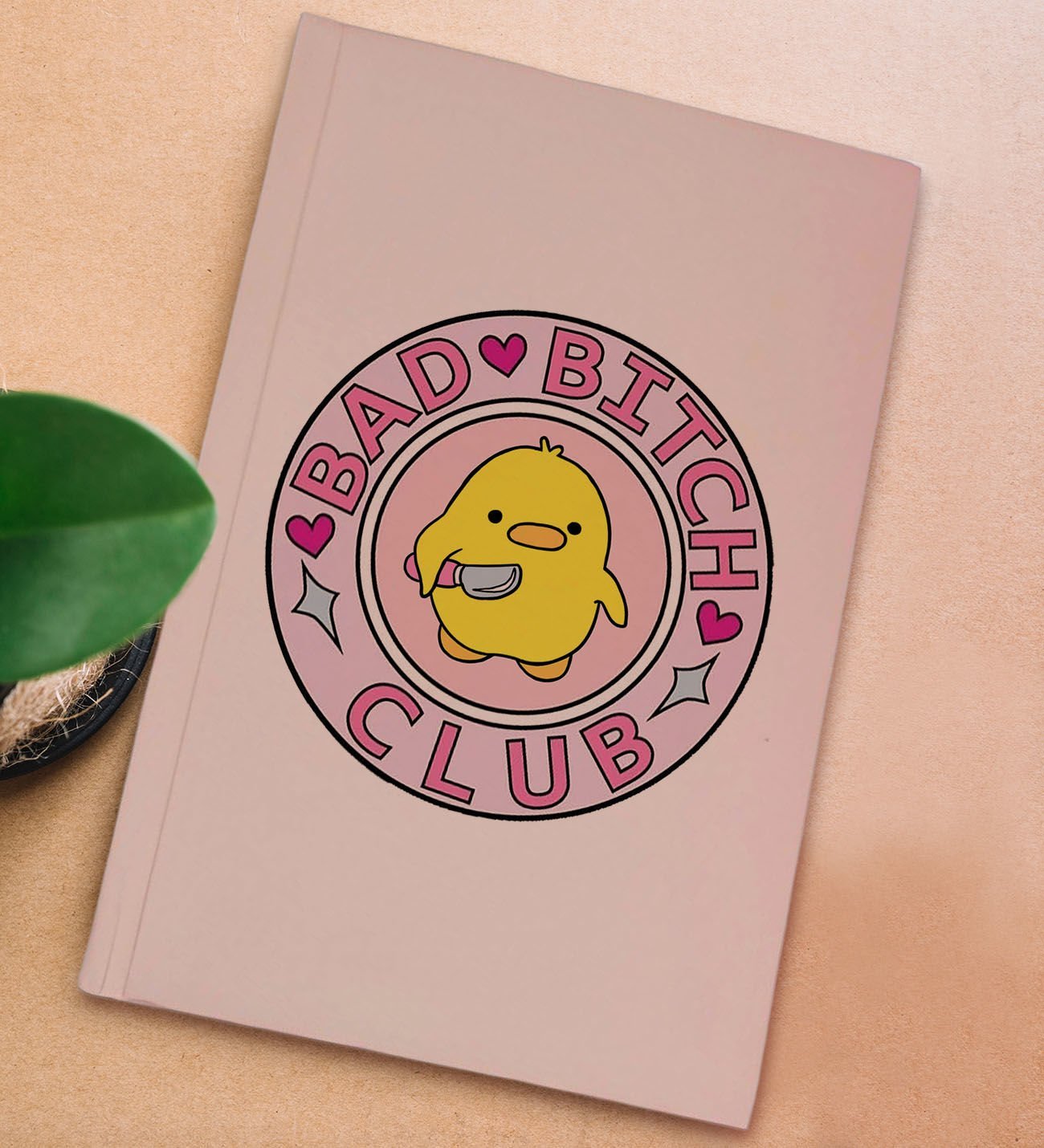BK Gift Sert Kapaklı Pudra Pembesi Lastikli Defter , Arkadaşa Hediye, Yeni İş Hediyesi, Doğum Günü Hediyesi-15
