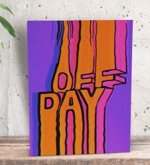 BK Gift Yatak Odası Konseptli Dekoratif Mini Kanvas Tablo 15x20cm-86