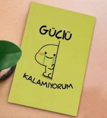 BK Gift Sert Kapaklı Sarı Lastikli Defter , Arkadaşa Hediye, Yeni İş Hediyesi, Doğum Günü Hediyesi-2