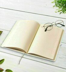 BK Gift Kişiye Özel İsimli Turuncu Defter ve Somon Cam Matara Hediye Seti-6, Sevgiliye Hediye, Arkadaşa Hediye, Yeni İş Hediyesi