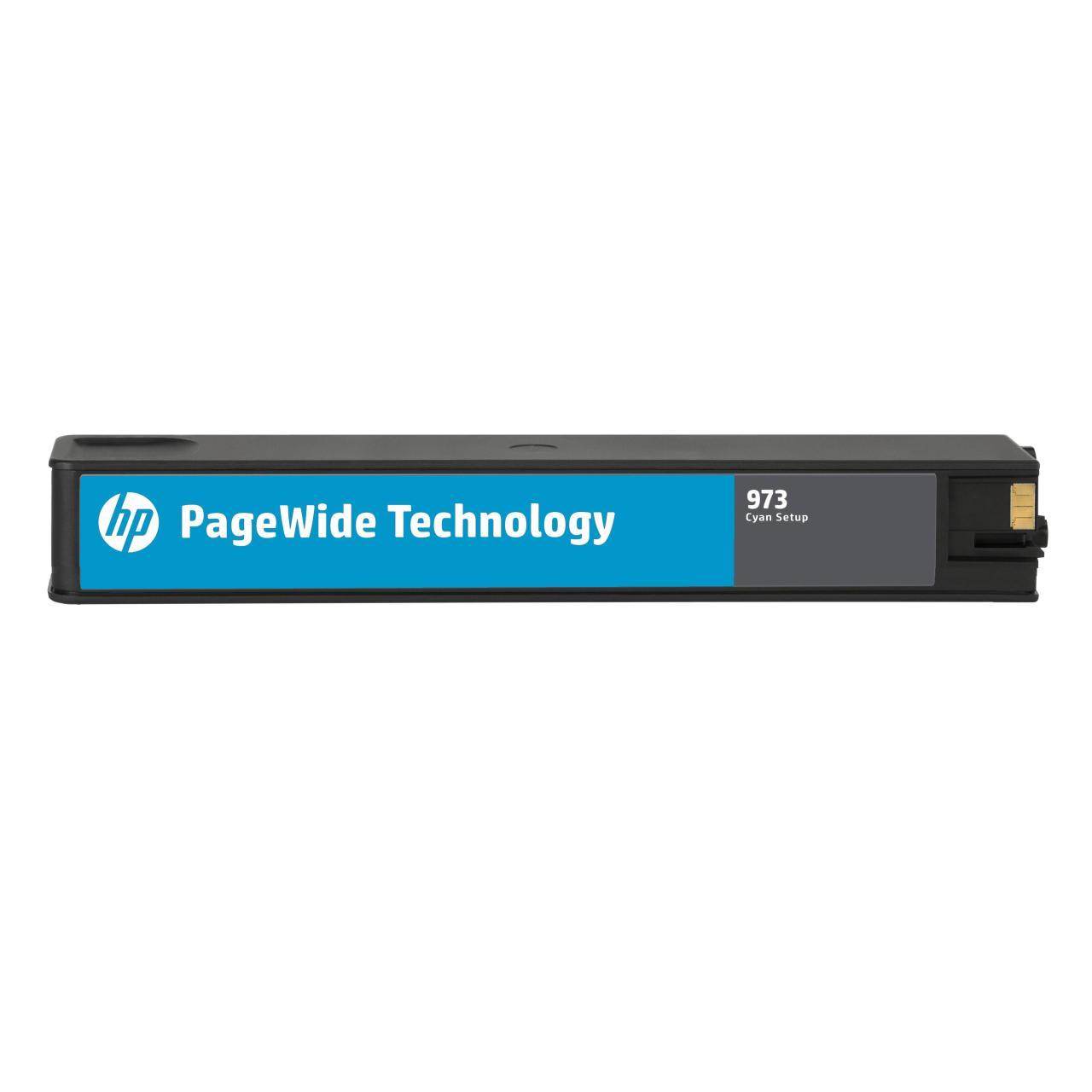 HP Pagewide 973 Orijinal Mavi Kartuş Bitmeyen Kartuş Sistemine uyumlu  OTO RESET ÇİPSİZ HP X452DW / X477DW