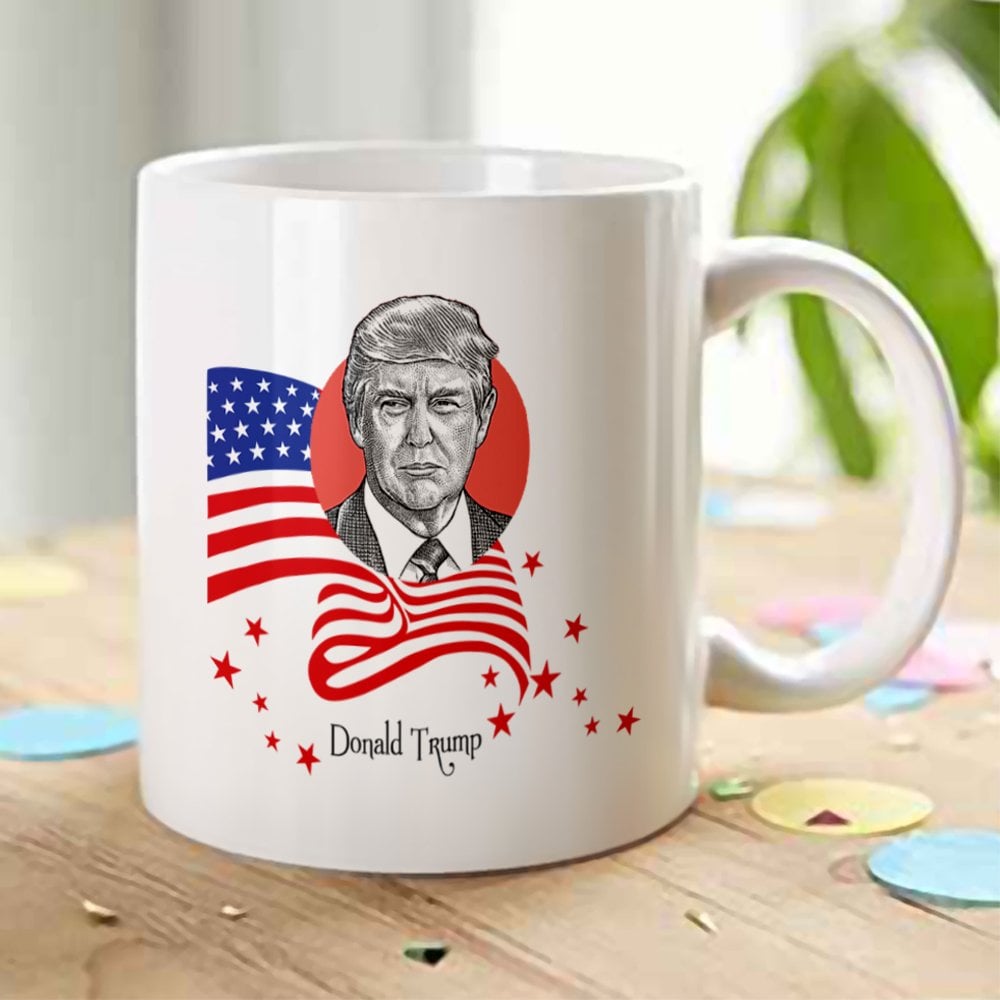 Donald Trump Beyaz Kupa Bardak - 1