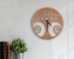 BK Gift Dekoratif 45cm Ahşap Duvar Saati-118