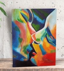 BK Gift Yatak Odası Konseptli Dekoratif Mini Kanvas Tablo 15x20cm-91