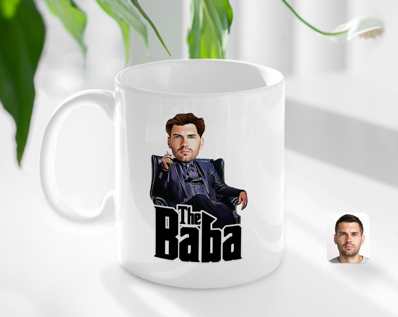 Kişiye Özel Babalar Günü Hediyesi Godfather Baba Karikatürlü Kupa Bardak-8