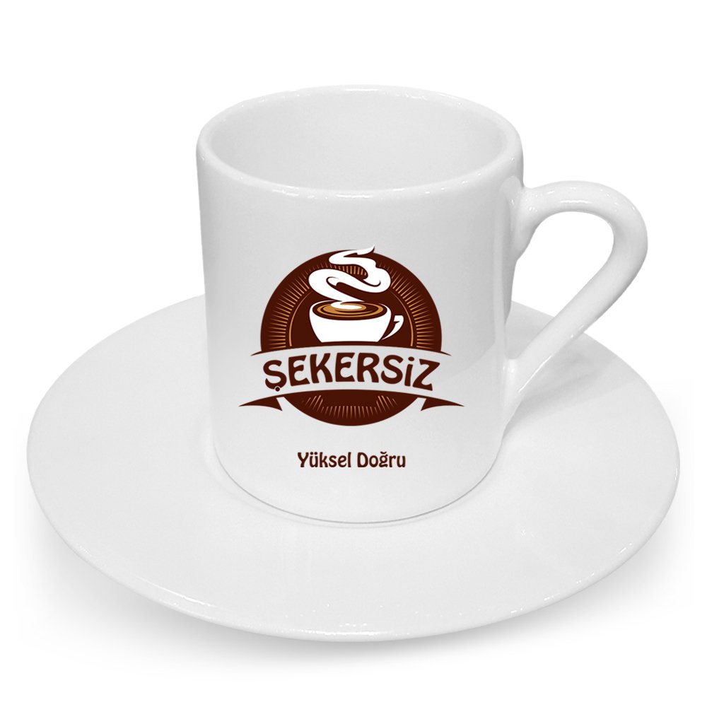 Kişiye Özel Şekersiz Türk Kahvesi Fincanı - 1