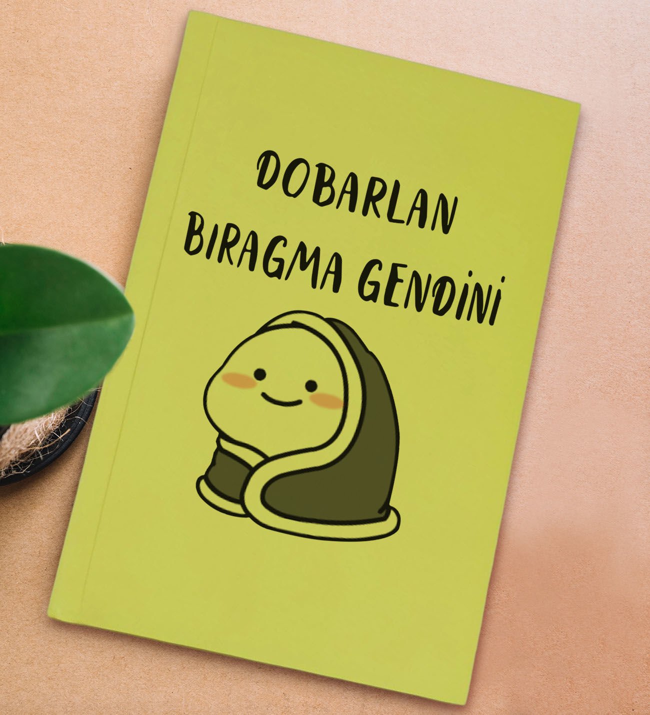 BK Gift Sert Kapaklı Sarı Lastikli Defter , Arkadaşa Hediye, Yeni İş Hediyesi, Doğum Günü Hediyesi-9